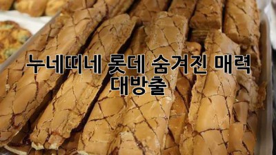 누네띠네🍪: 롯데 숨겨진 매력 대방출!✨